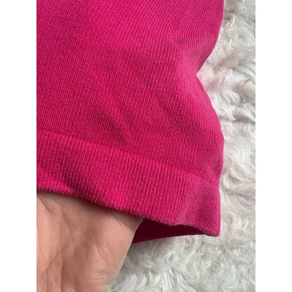 NWT All In Motion Pink Ribbed Modal Cropped Tank Top Size M - Picture 2 of 11